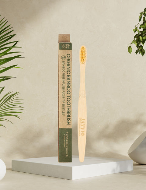 Natural Bamboo Eco-Friendly Organic Pro Toothbrush With Soft Bristle